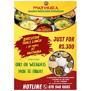 Executive Thali Lunch at Mathura for just Rs.300/- Only