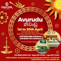 Enjoy your Avurudu Holiday at Hotel Clarion